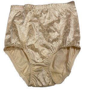 Vintage Satin High Waisted Shapewear Short Briefs